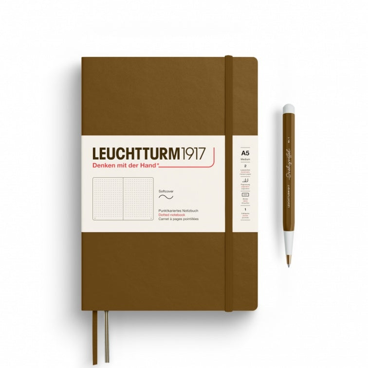 Medium A5 pontozott lapos SOFTCOVER notebook