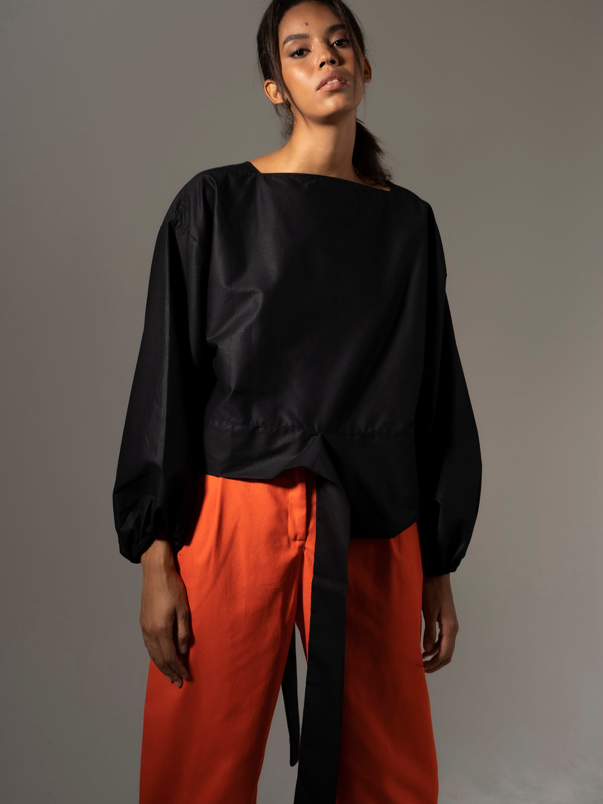 ZW black tie top