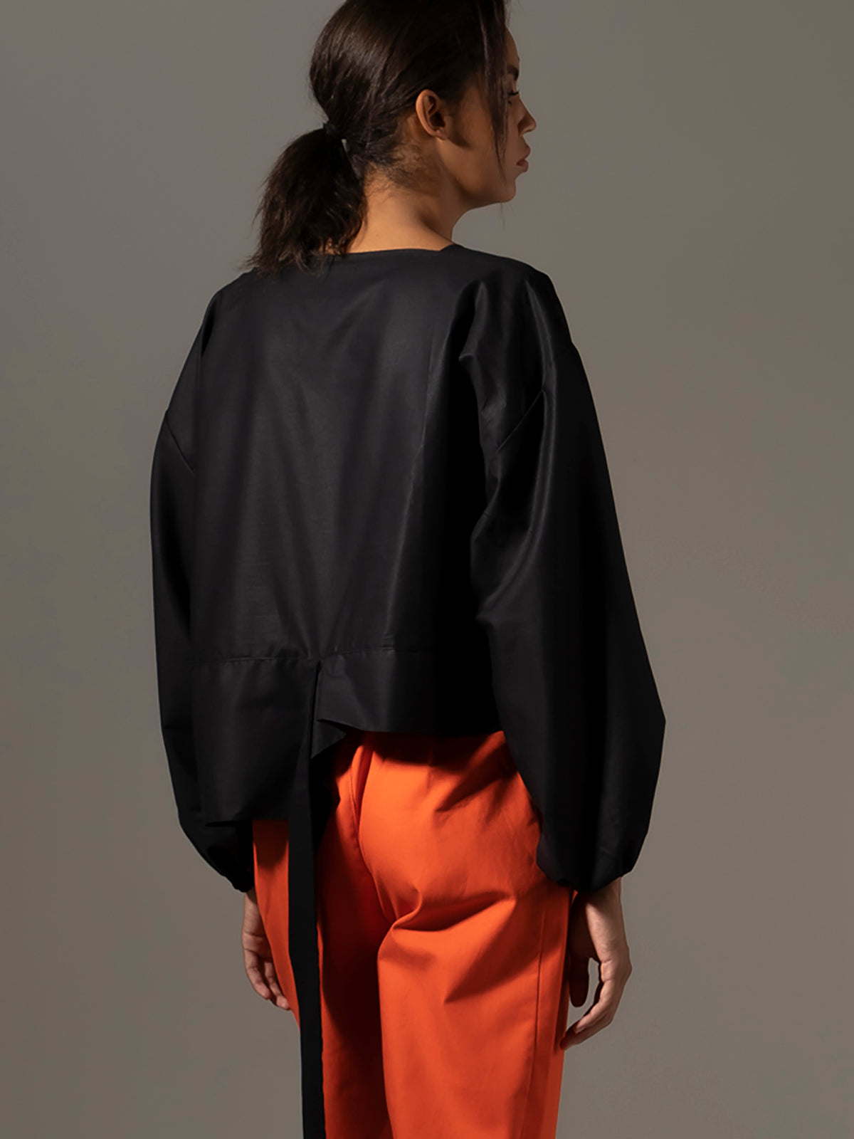 ZW black tie top