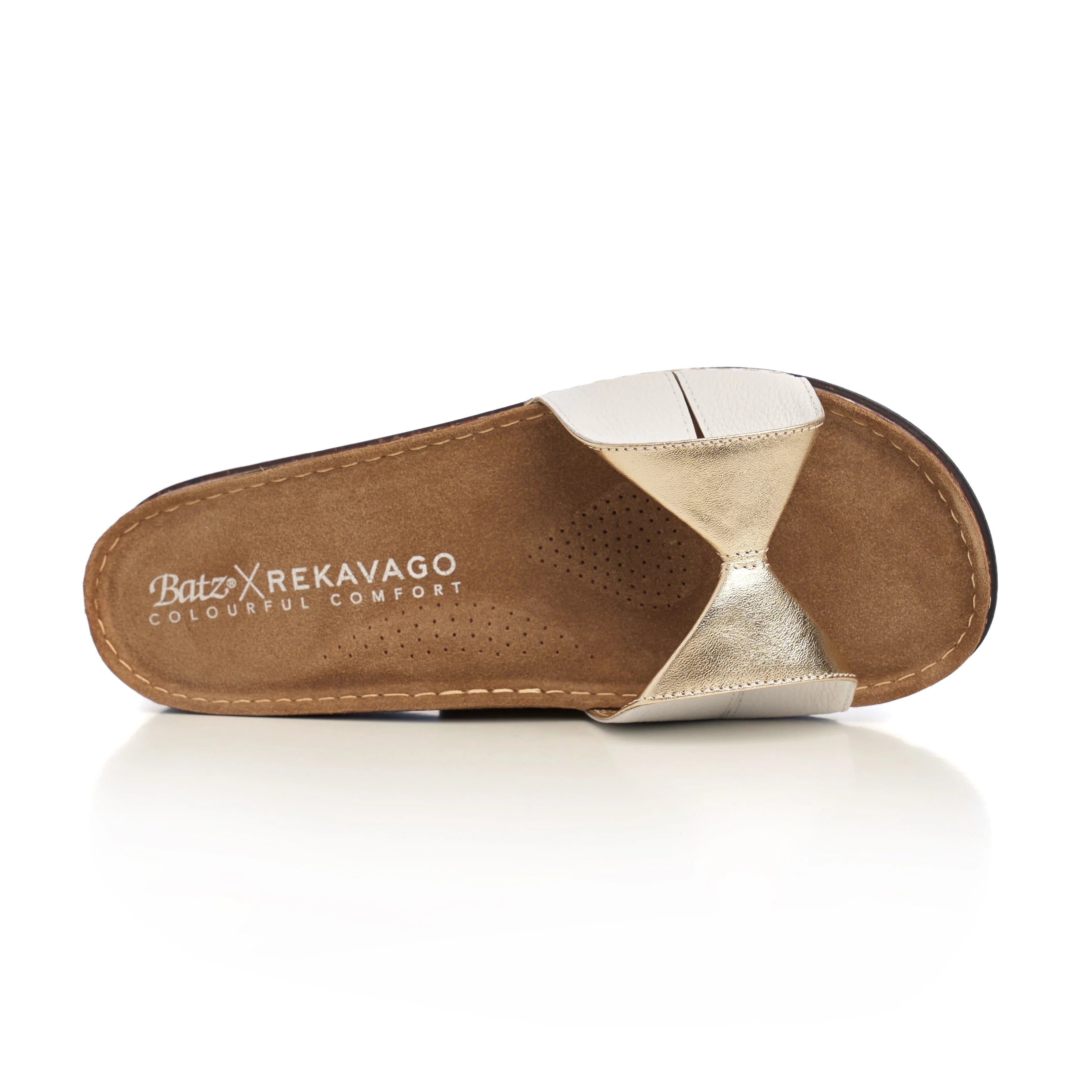 Pretty Day Gold-White papucs