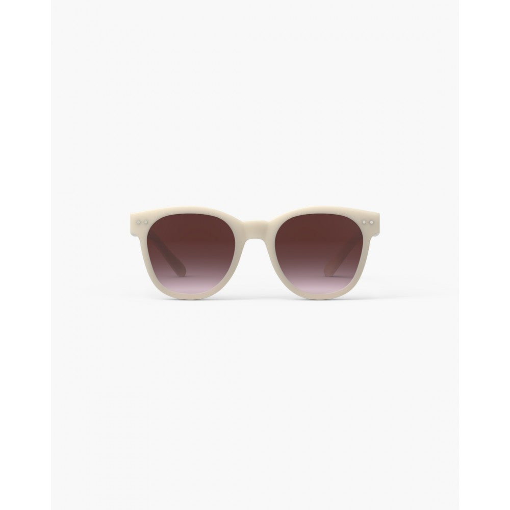 OVERSIZE TRAPEZOID N sunglasses, Vintage Cream