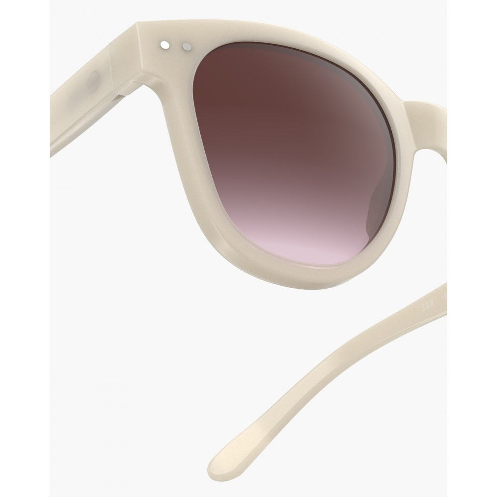 OVERSIZE TRAPEZOID N sunglasses, Vintage Cream