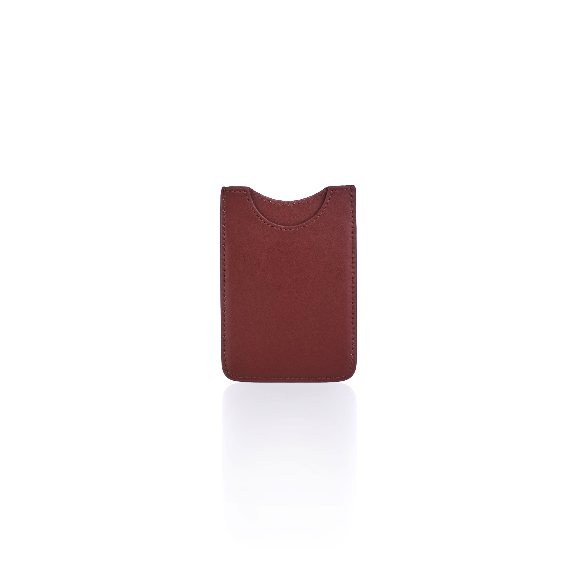 ALL IN chocolate brown card holder