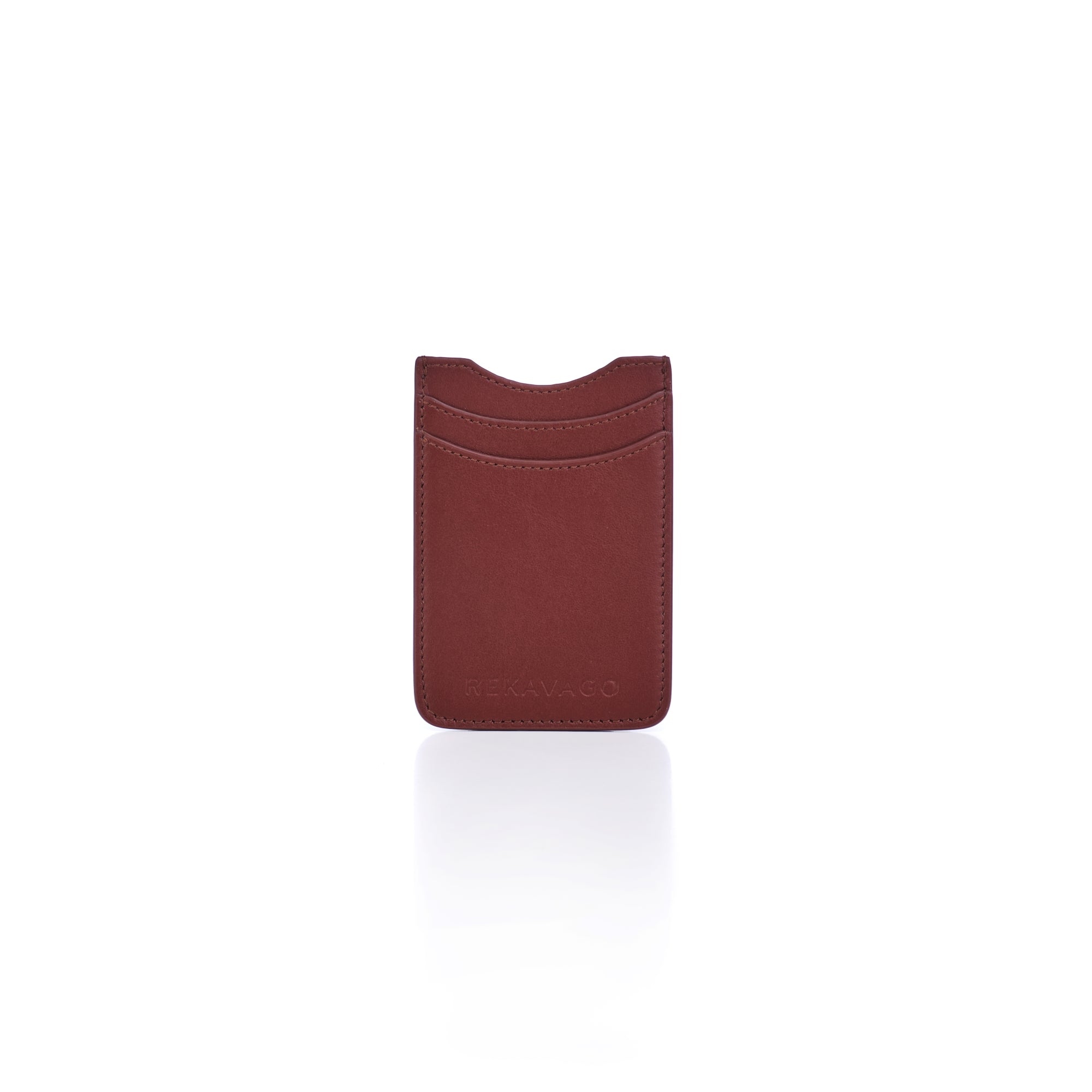 ALL IN chocolate brown card holder